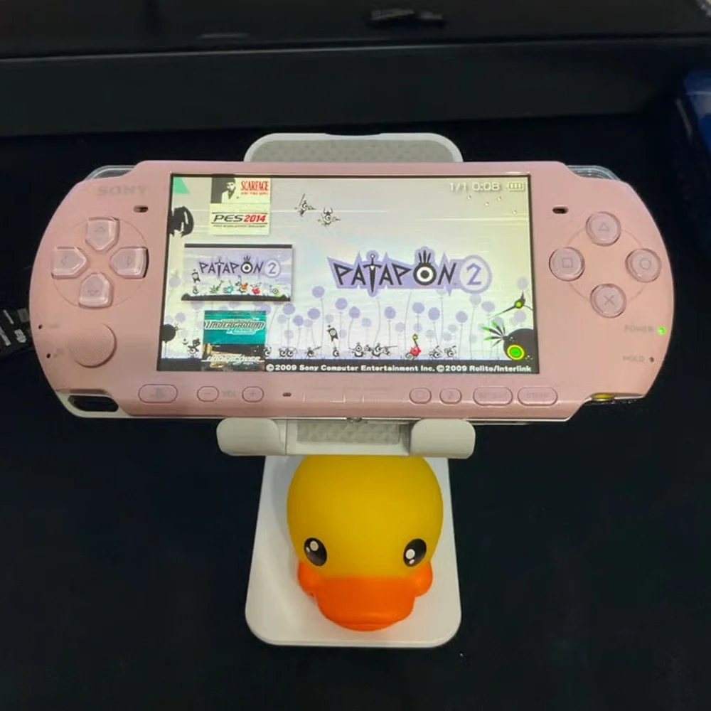 Sony Handheld Console in Soft Pink